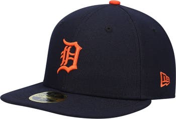 Men's Detroit Tigers New Era Orange Diamond Era 59FIFTY Low Profile Fitted  Hat