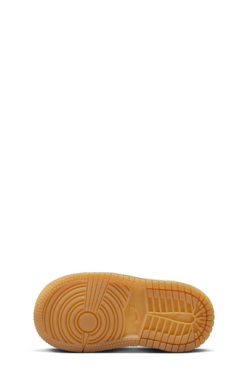 Jordan Nike Kids' Air 1 Retro High Og Basketball Sneaker In Black/metallic Gold/sail