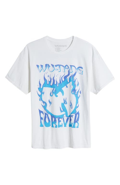 Shop Merch Traffic Forever Cotton Graphic T-shirt In White Overdye