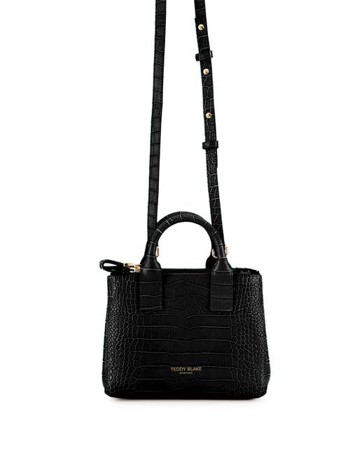 Teddy Blake Bella Croco 9" In Black&red