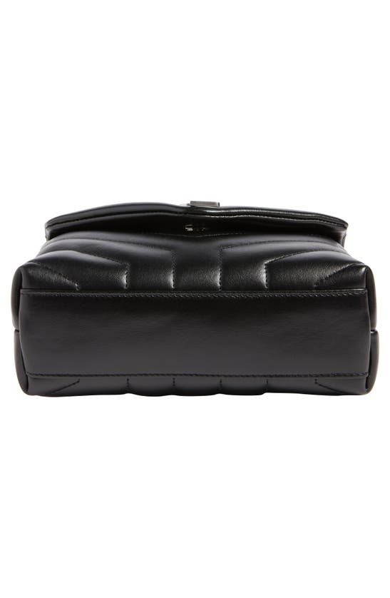 SAINT LAURENT TOY LOULOU CALFSKIN LEATHER CROSSBODY BAG