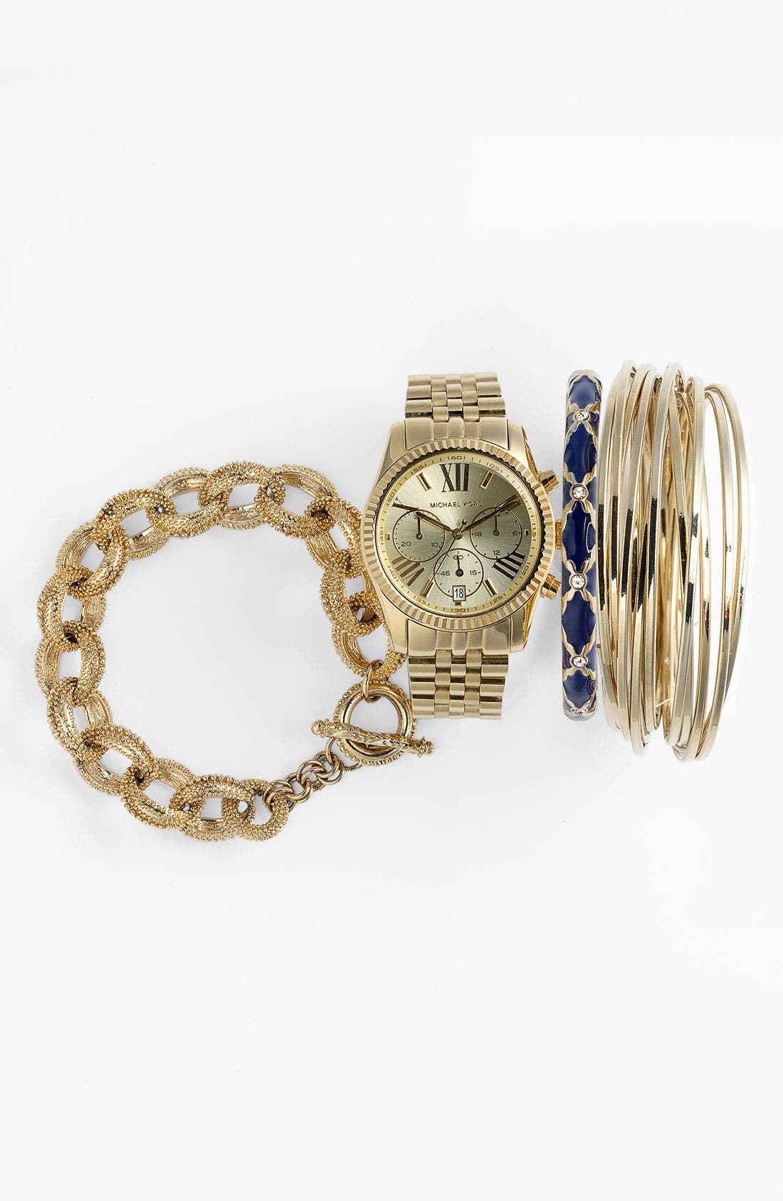 Michael Kors Watch & Nordstrom Bangle Bracelets Nordstrom
