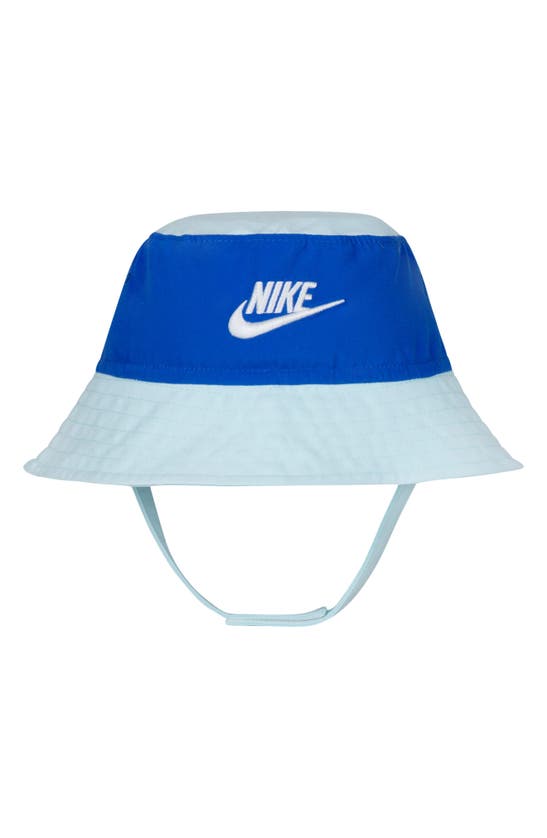 Shop Nike Sportswear Romper & Bucket Hat Set In Glacier Blue