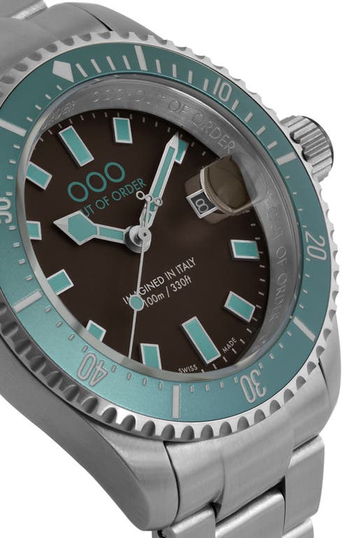 Out Of Order Casanova Bracelet Watch, 44mm In Turquoise And Brown