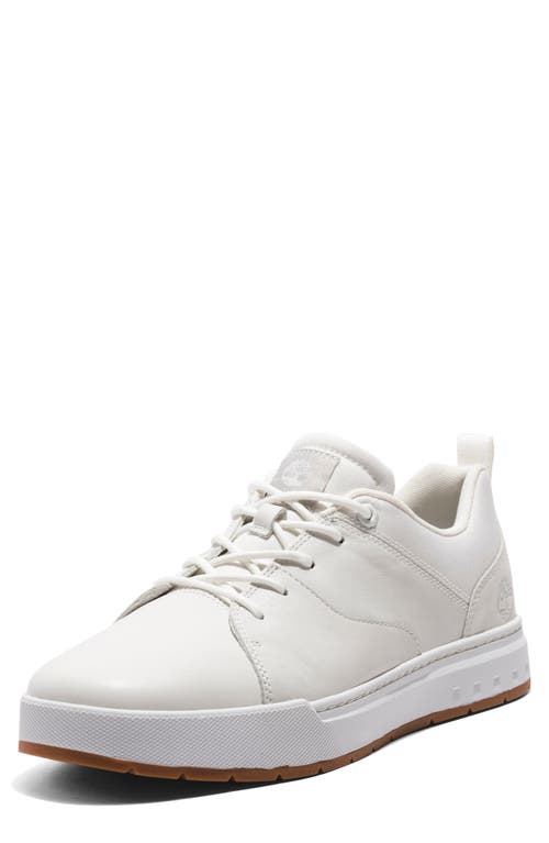 Timberland Maple Grove Low Top Sneaker in Blanc De Blanc at Nordstrom, Size 8