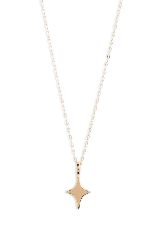 Miranda Frye Sophie Starburst Pendant Necklace In Gold