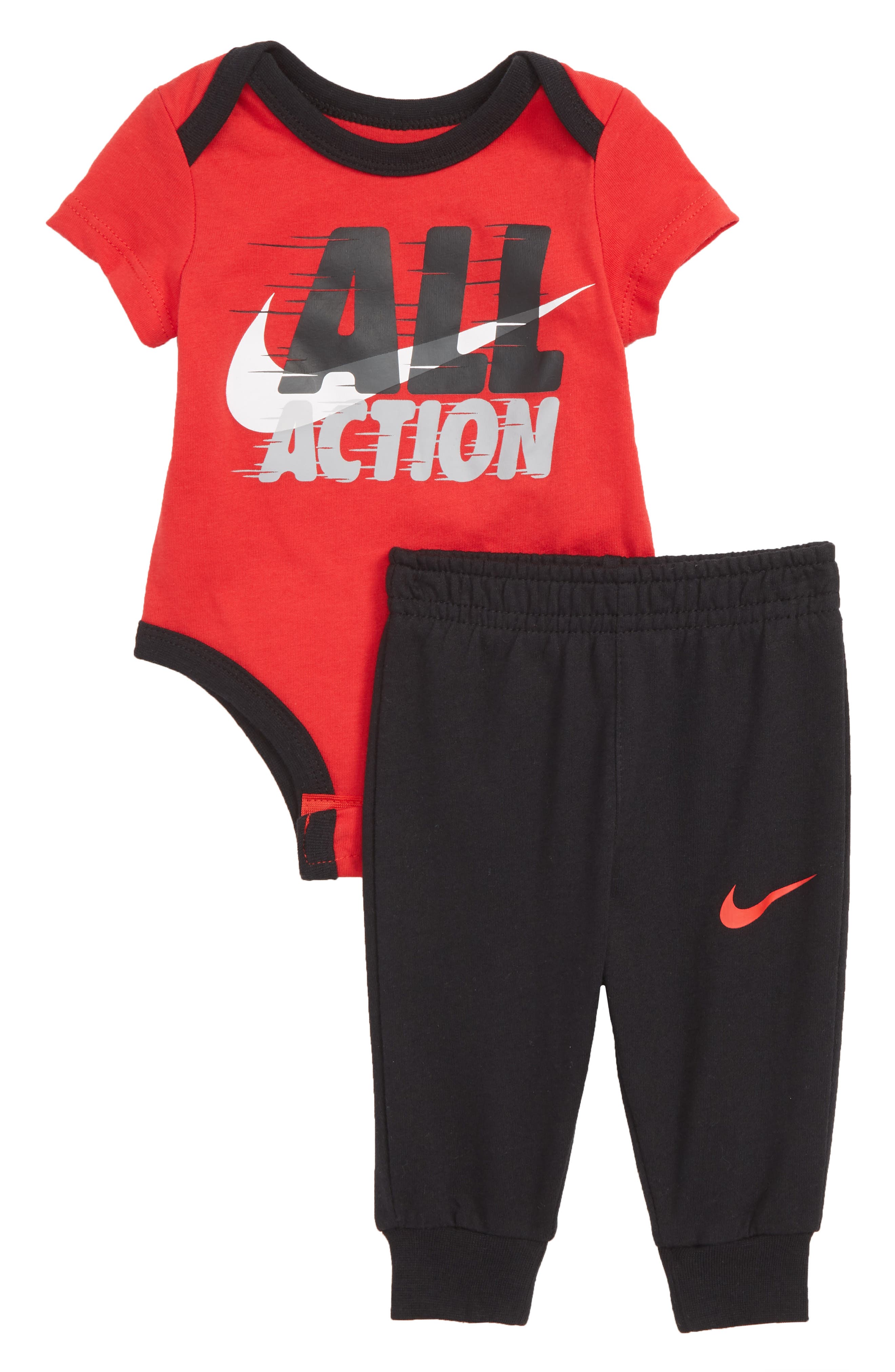 Nike All Action Bodysuit & Sweatpants Set (Baby) Nordstrom