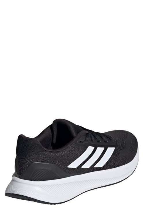 Adidas Originals Adidas Run Falcon 5 Running Shoe In Black/white/black