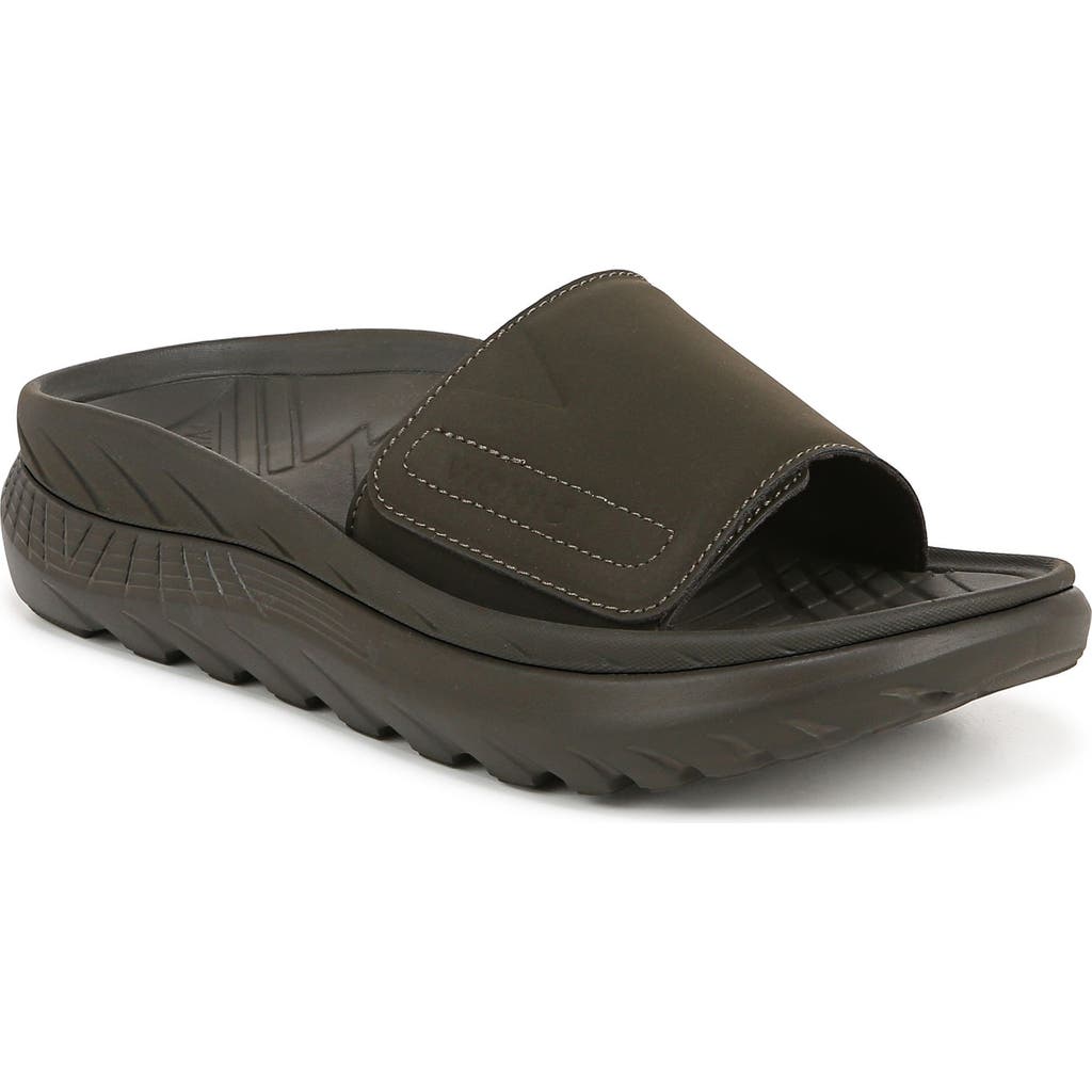 Vionic Rejuvenate Slide Sandal In Dark Khaki