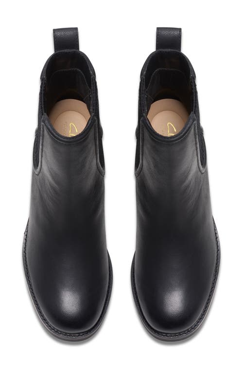 Clarksr Clarks(r) Chamberly Top Chelsea Boot In Black Leather