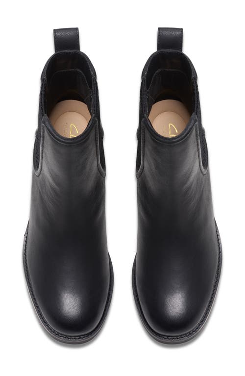 Shop Clarksr Clarks(r) Chamberly Top Chelsea Boot In Black Leather