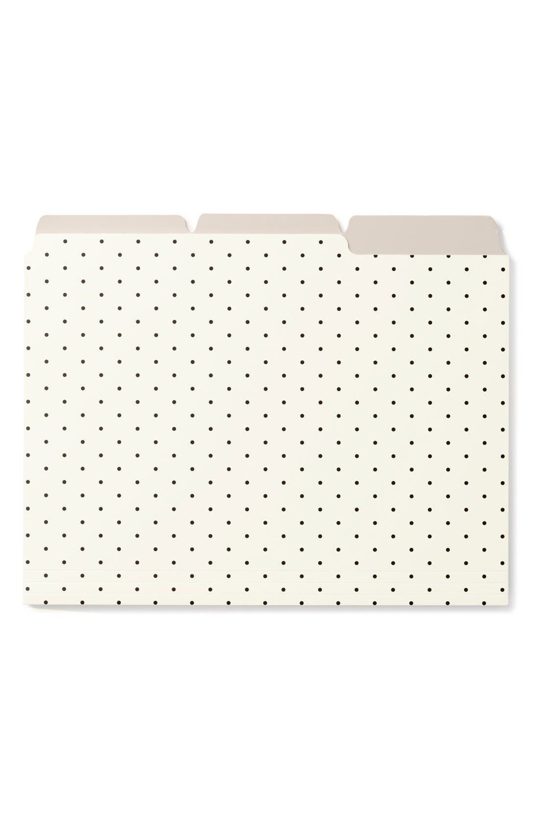 kate spade new york 'bikini dot' file folder (Set of 6) Nordstrom
