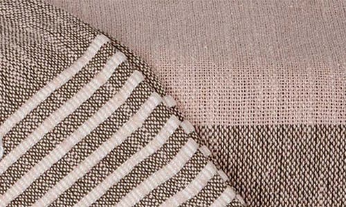 Parkland Collection Adonia Fringe Throw Blanket In Coffee Grey