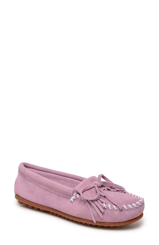 Minnetonka Kilty Driving Loafer In Orchid