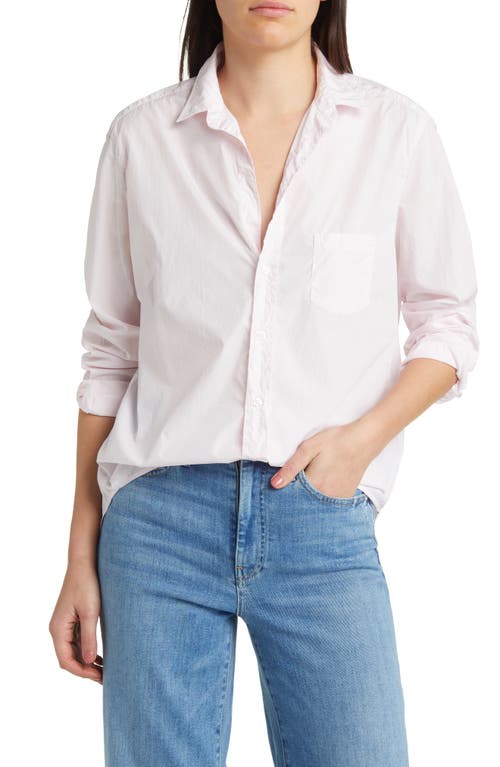 Eileen Relaxed Button-Up Shirt in Thin Pink