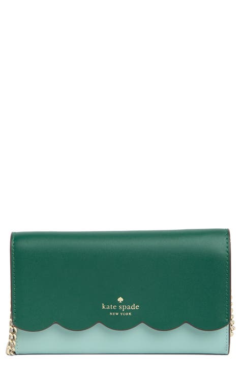  Kate Spade New York Staci Small Slim Card Holder (Sage) :  Clothing, Shoes & Jewelry