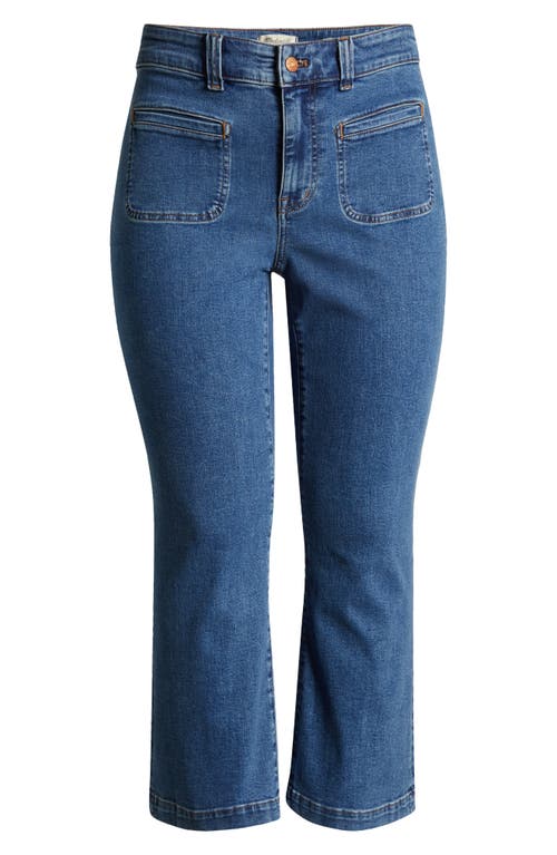 Shop Madewell Kick Out Crop Jeans In Elkton Wash