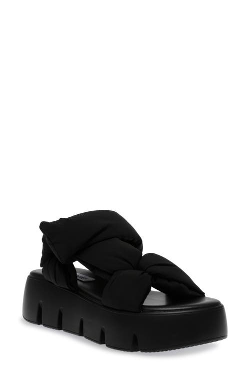 Xandra Slingback Platform Sandal in Black