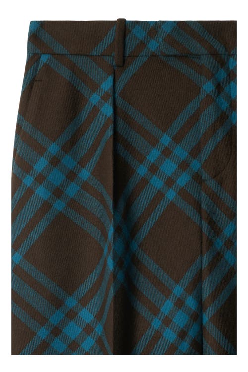 Shop Burberry Wool Tailored Trousers In Snug