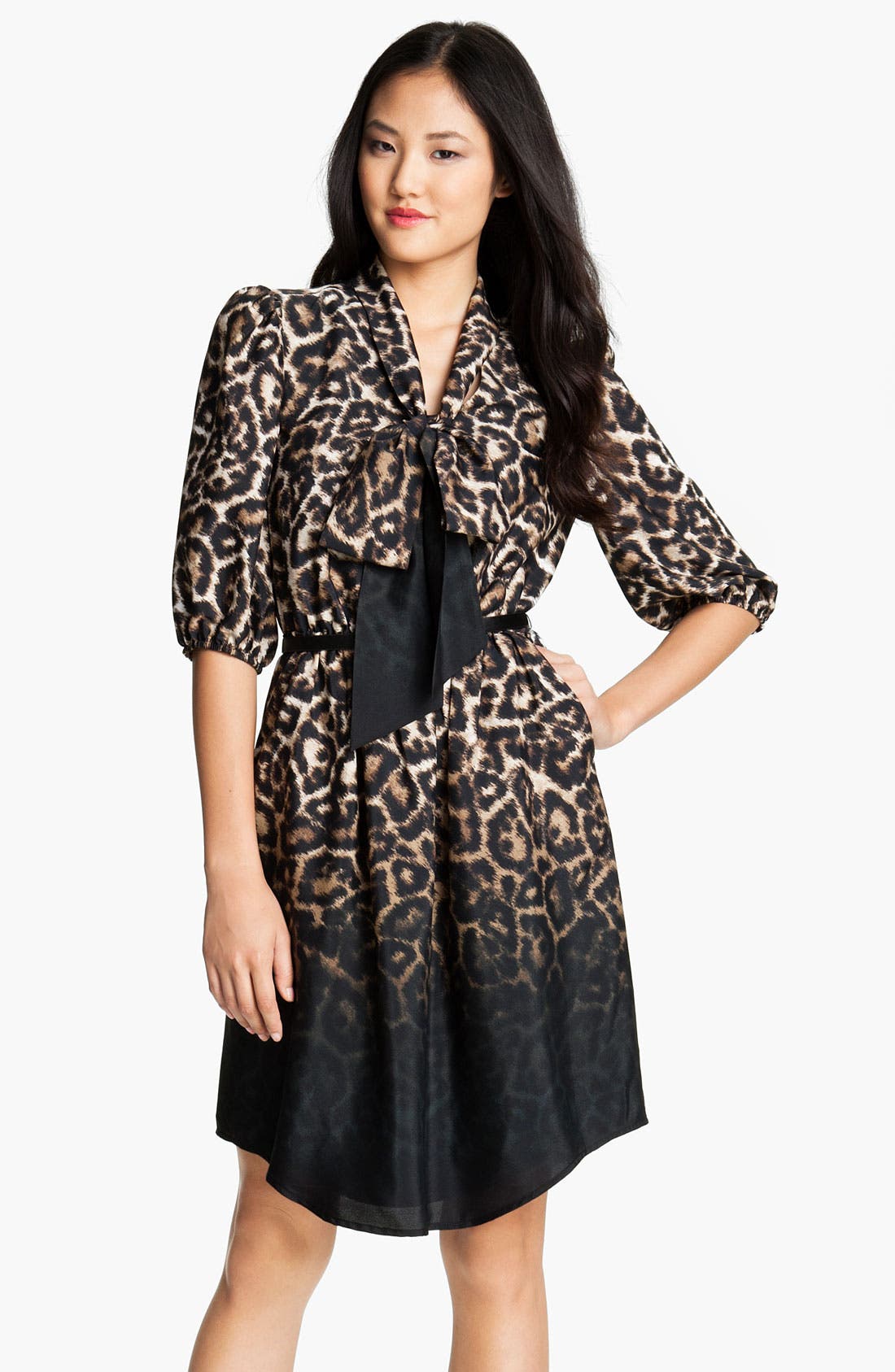 vince camuto animal print dress