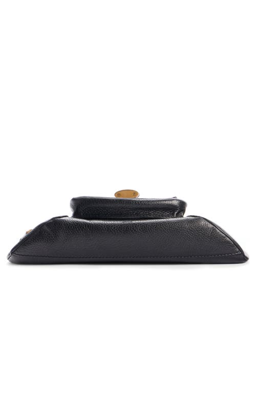 Shop Chloé The 99 Leather Shoulder Bag In Black 001