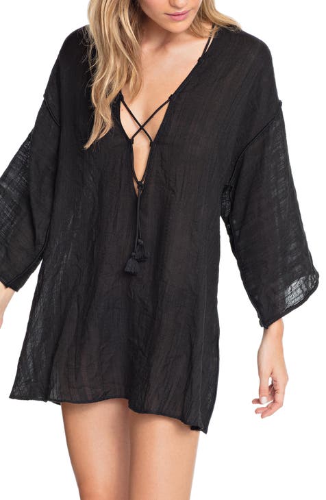 Women's Black Swimsuit Cover-Ups, Beachwear & Wraps | Nordstrom