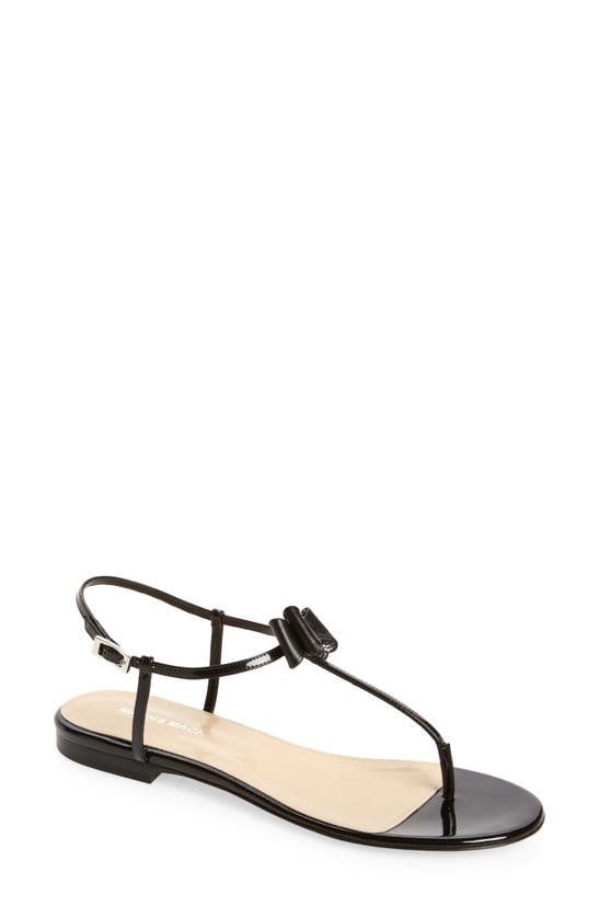 Shop Mach & Mach Petite Cadeau Sandal In Black