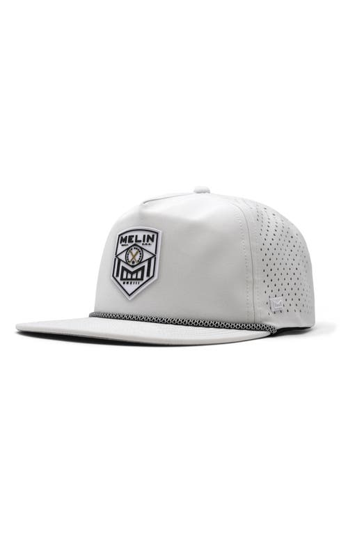 Coronado Shield Hydro Performance Snapback Hat in White