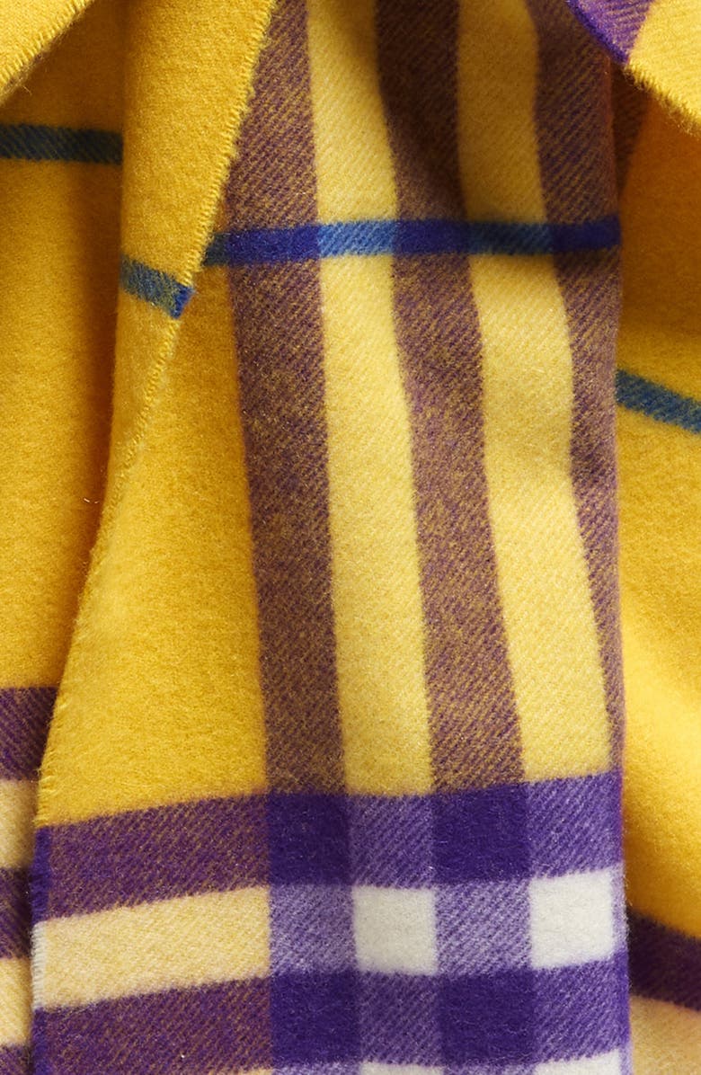 Burberry Giant Check Washed Cashmere Scarf Nordstrom