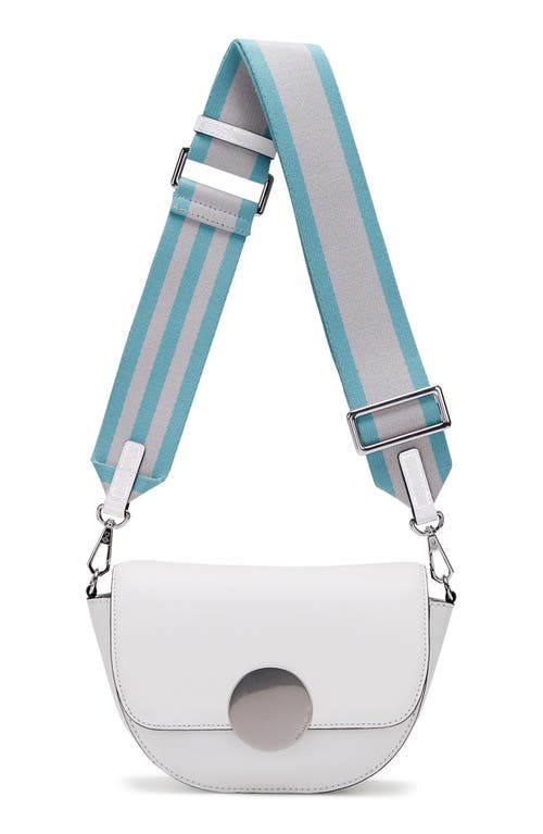 Oryany Women's White Lottie Saddle Crossbody - Cloud In Cloud