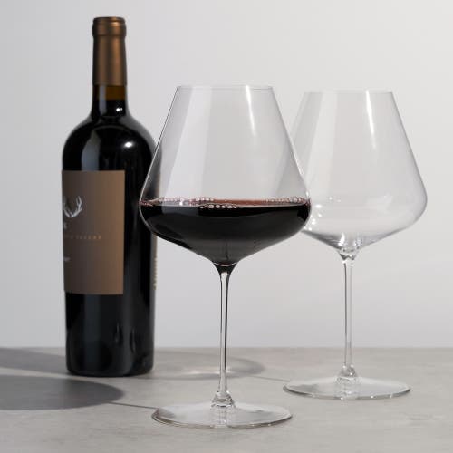 Spiegelau Definition 34oz Burgundy Glass (set Of 2) In Clear