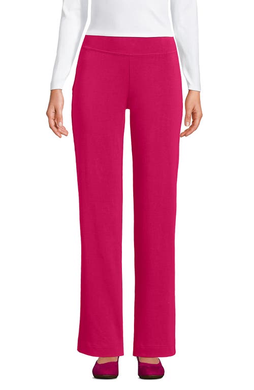 LANDS' END LANDS' END STARFISH MID RISE STRAIGHT LEG PANTS 