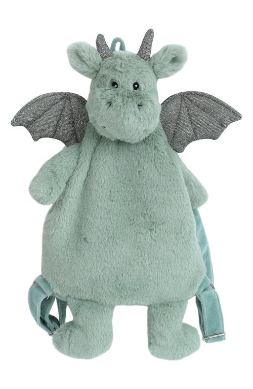 MON AMI Kids' Dragon Stuffed Animal Backpack in Sage at Nordstrom