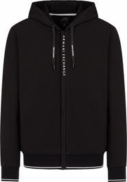 Armani Exchange Men's Icon Logo Zip Up Hooded Sweatshirt