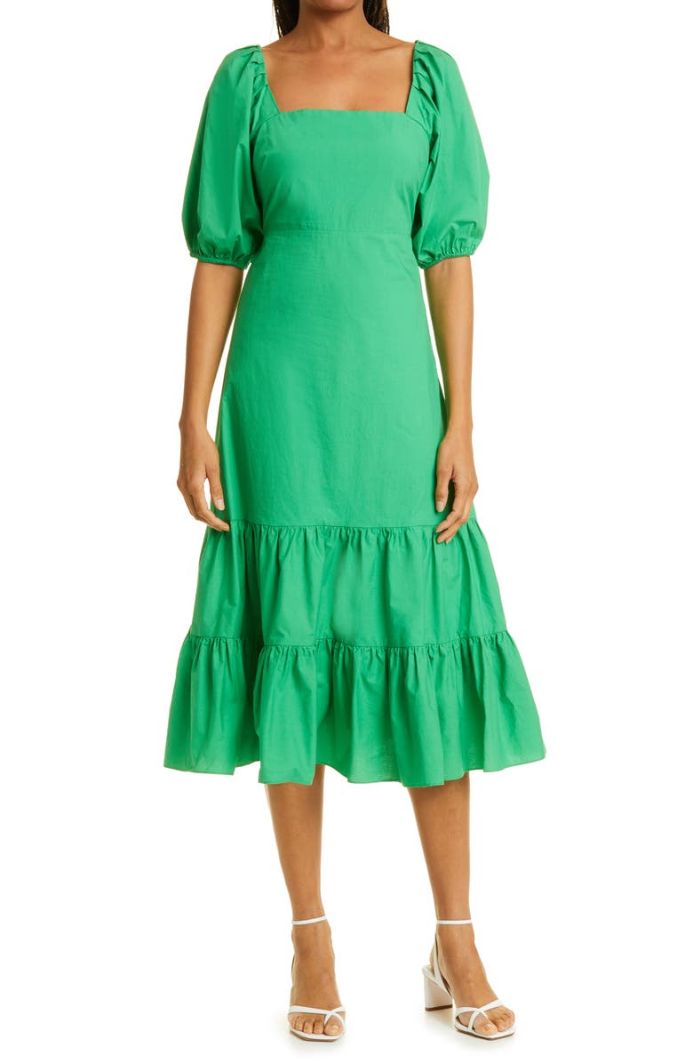 Tanya Taylor Cynthia Puff Sleeve Ruffle Dress Nordstrom Tanya Taylor Cynthia Puff Sleeve Ruffle Dress Nordstrom