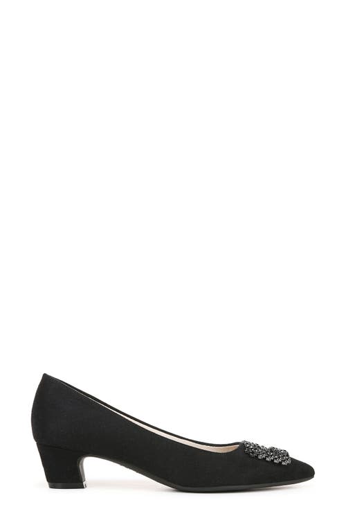 Lifestride Bling Pointed Toe Pump In Black