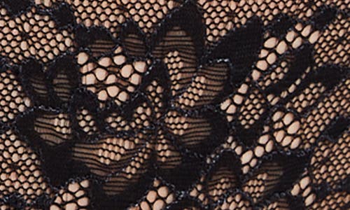 Etam Panama Lace Thong In Black