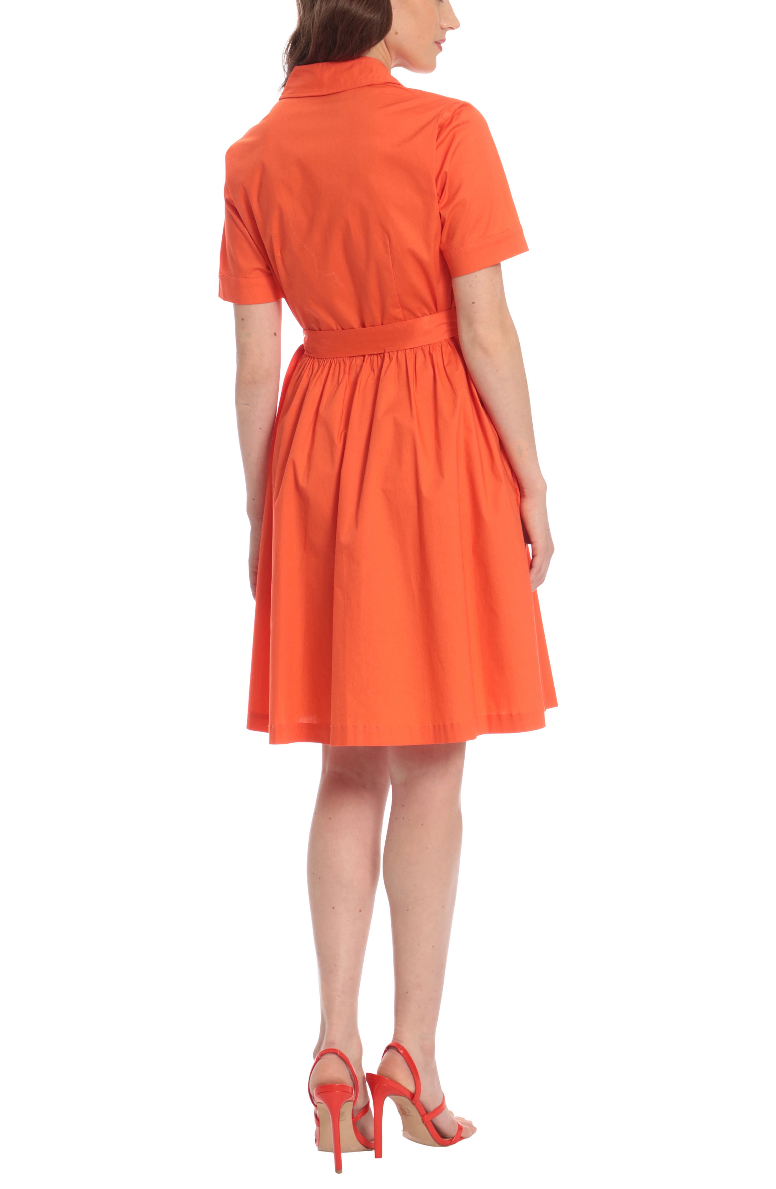 MAGGY Stretch Cotton Shirtdress | Nordstrom