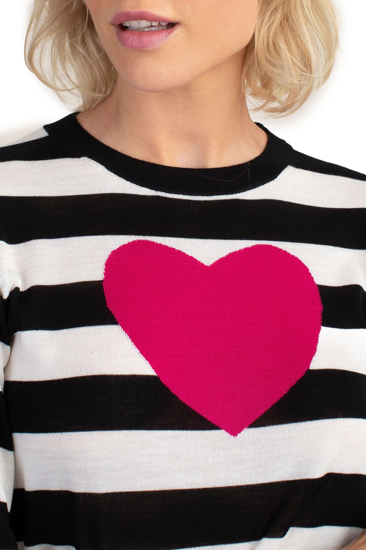 trina turk heart sweater