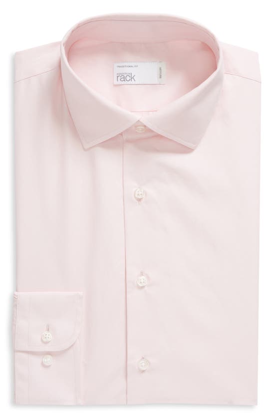 Nordstrom Rack Traditional Fit Button-up Dress Shirt In Pink Cake