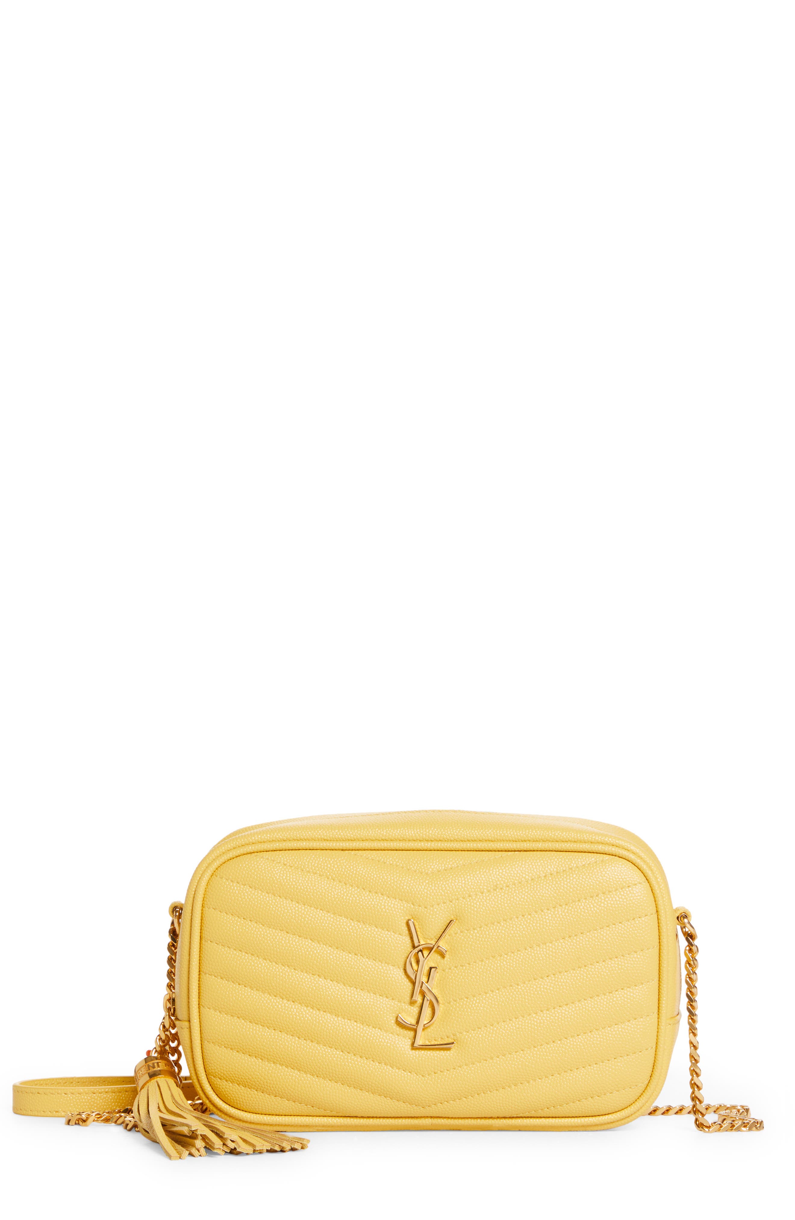 mini yellow purse