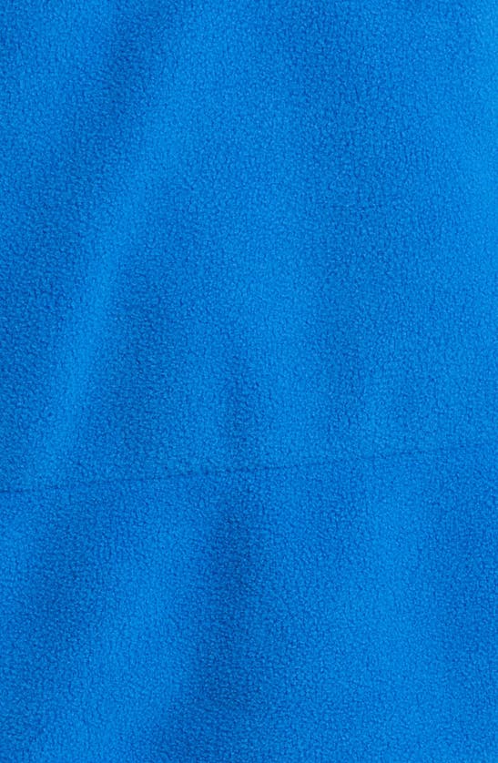 Shop Hugo Boss X Nfl Fumble Mixed Media Quarter Zip Pullover In Los Angeles Rams Bright Blue