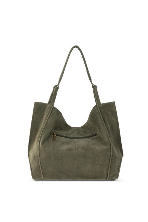 Shop The Sak Los Feliz Large Tote Bag In Moss Suede