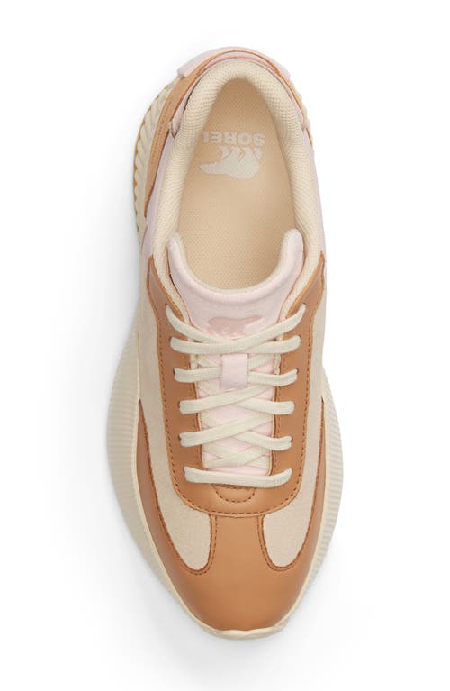 Shop Sorel Ona Blvd Waterproof Platform Sneaker In Honest Beige/whitened Pink