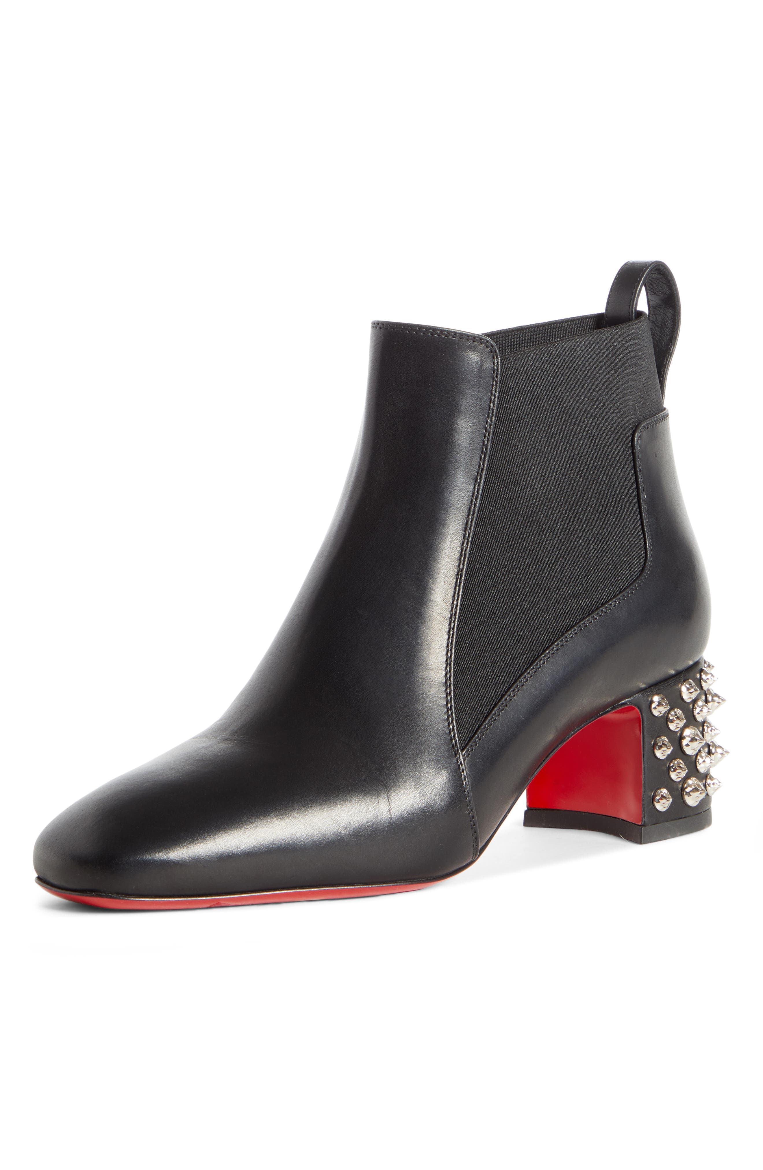 christian louboutin boots spikes