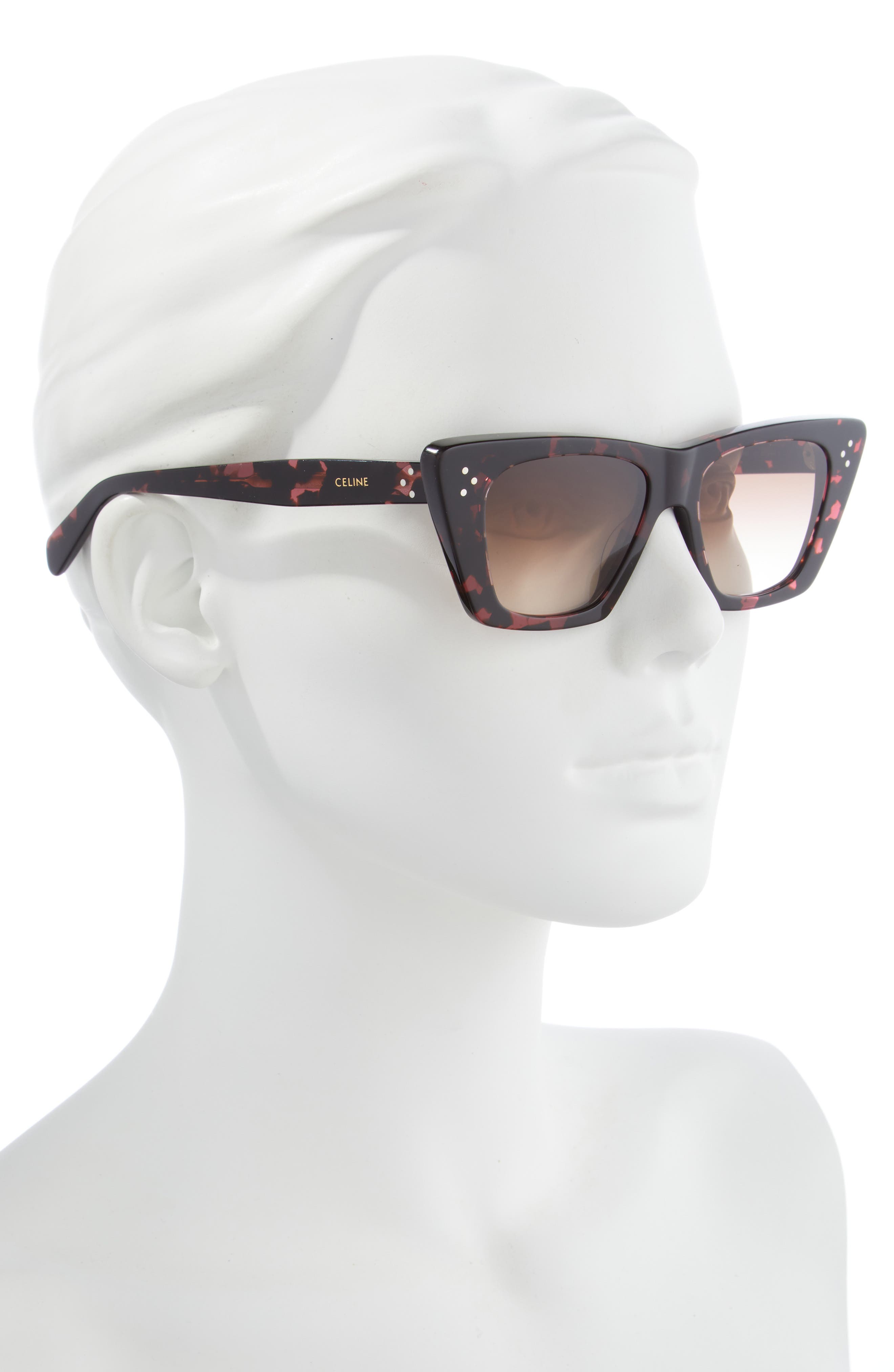 celine 51mm cat eye sunglasses