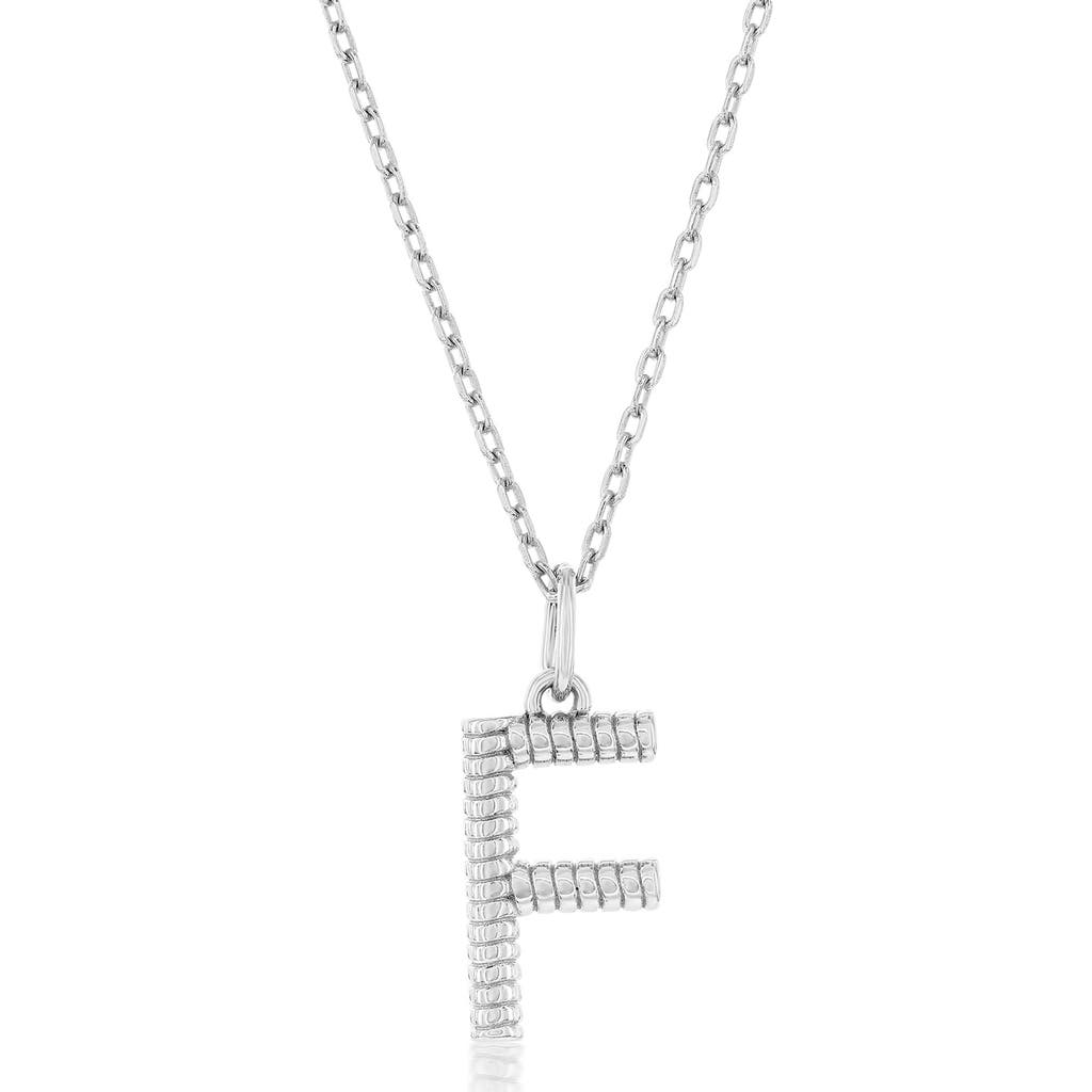 SIMONA SIMONA CROISSANT INITIAL PENDANT NECKLACE