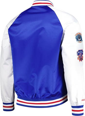 Mitchell & Ness Men's Mitchell & Ness Jackie Robinson Royal Brooklyn Dodgers  Cooperstown Collection Legends Raglan Full-Snap Jacket