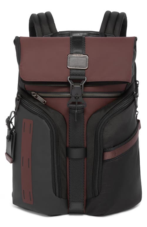 Tumi Alpha Bravo Logistics Backpack in Oxblood 