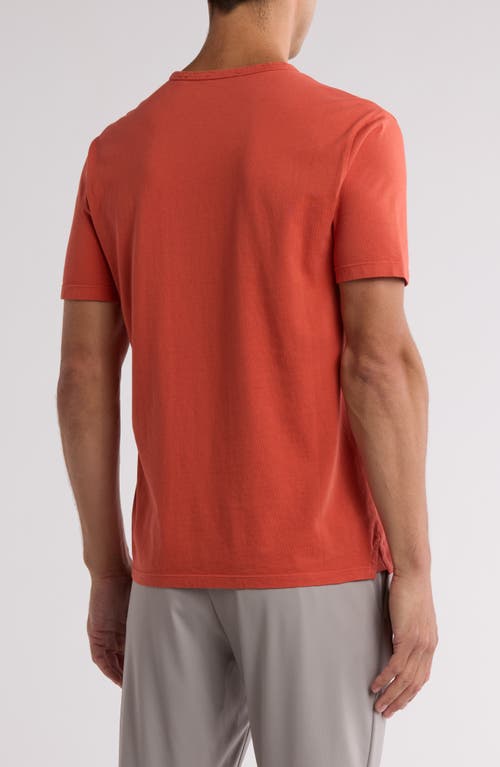 Shop Vince Solid T-shirt In Washed Desert Sky